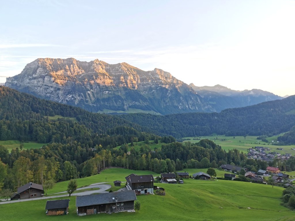 Blick auf Bizau