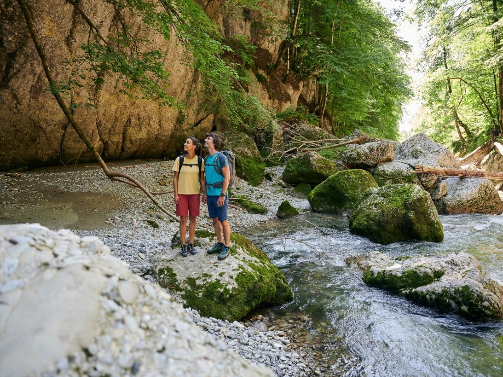 Engenlochschlucht, Wasserwanderweg in Hittisau