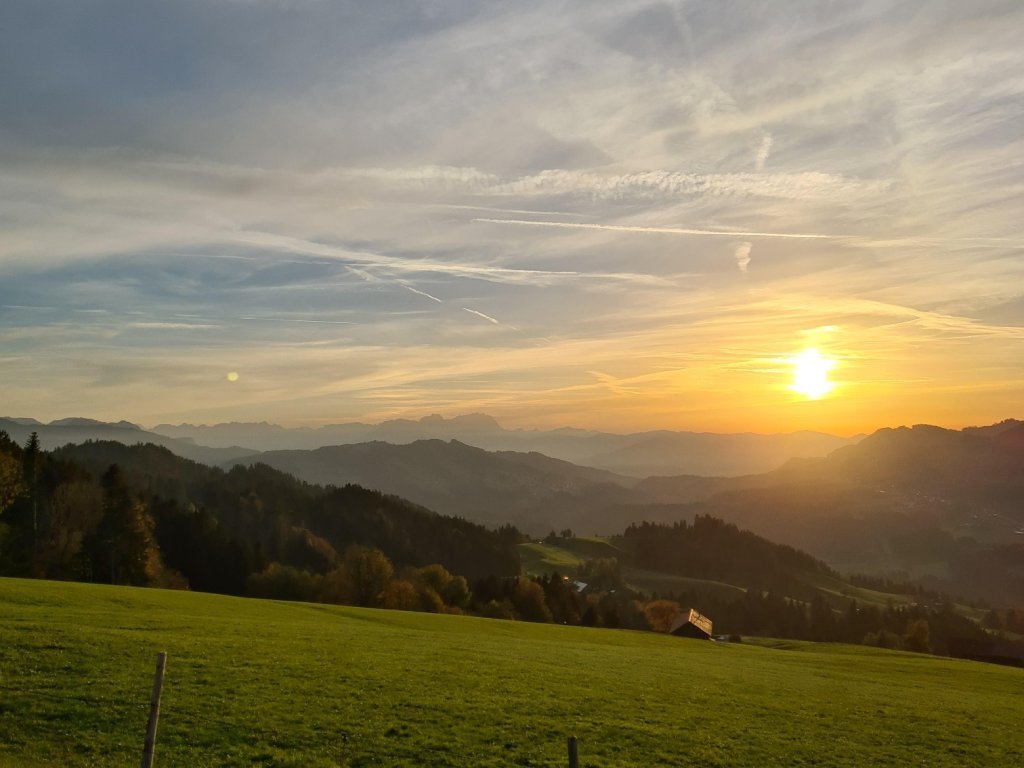 Aussicht Parzelle Hünegg