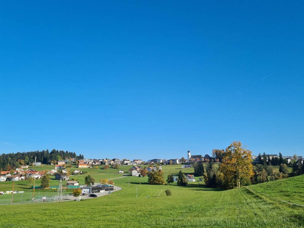 Aussicht von Bucherhöhe auf Sulzberg