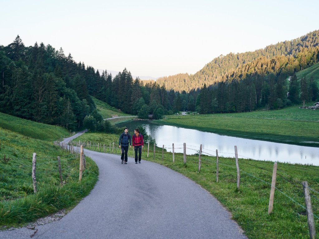 Wandern am Lecknersee