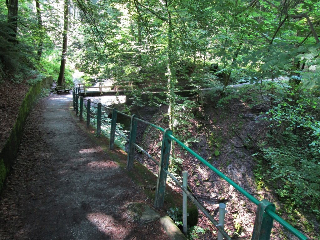 Idyllischer Weg von der Landesbibliothek zur Oberstadt