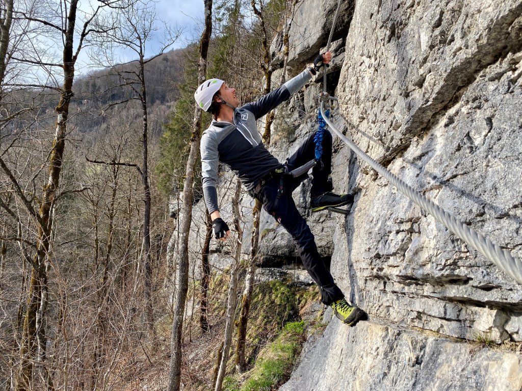 Klettersteig Abendrot in Schnepfau