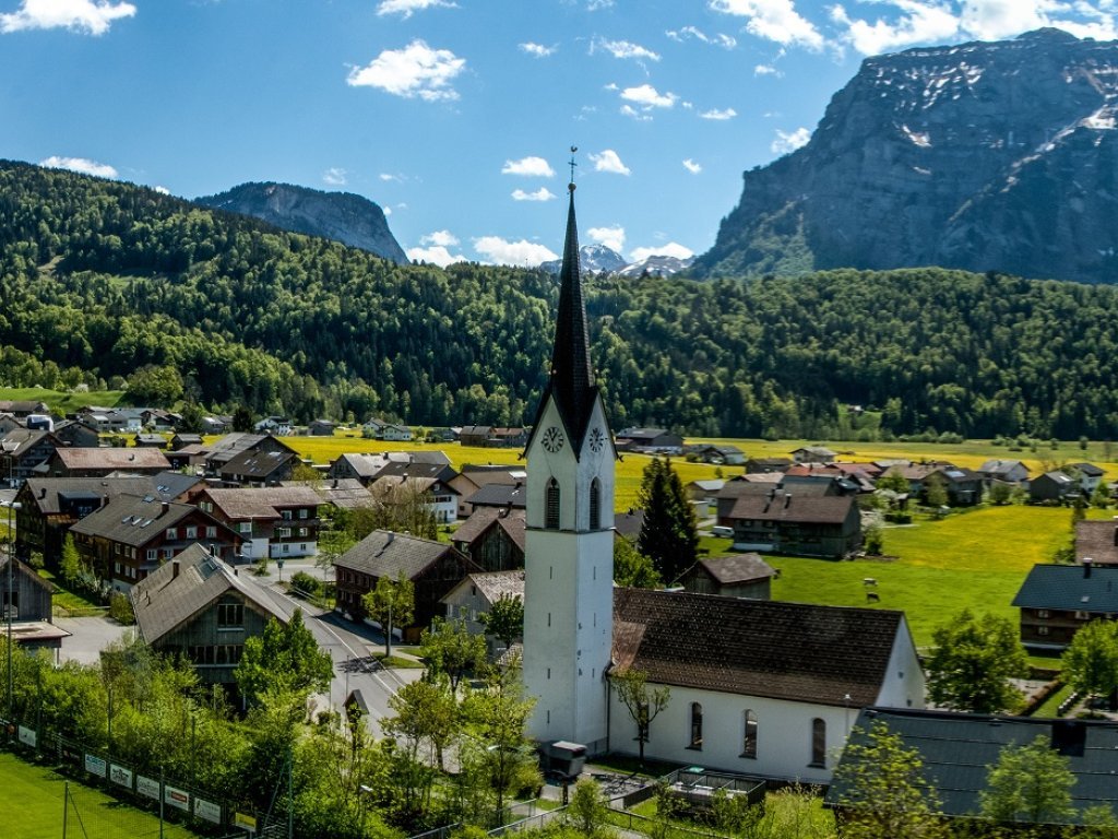 Blick über Bizau