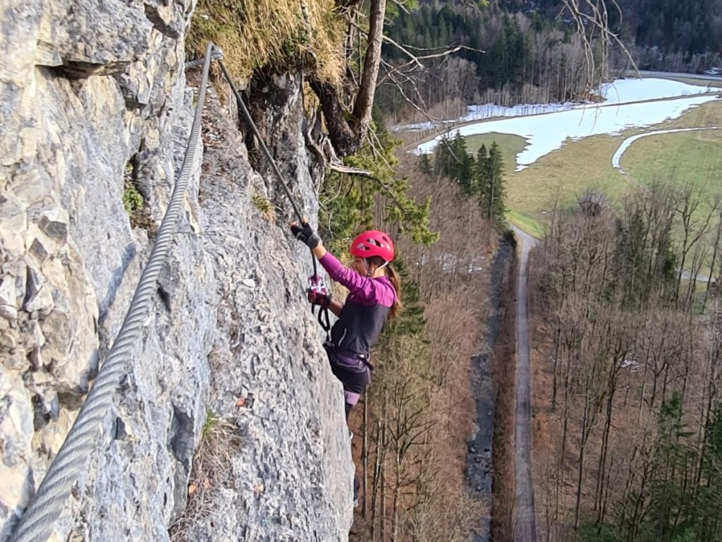 Wälder Klettersteig in Schnepfau