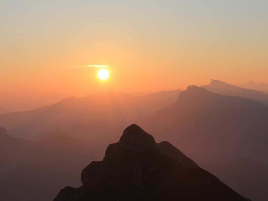 Sonnenaufgang auf der Kanisfluh