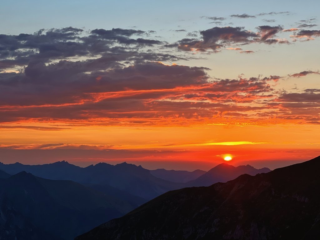 Sonnenuntergang Höferspitze