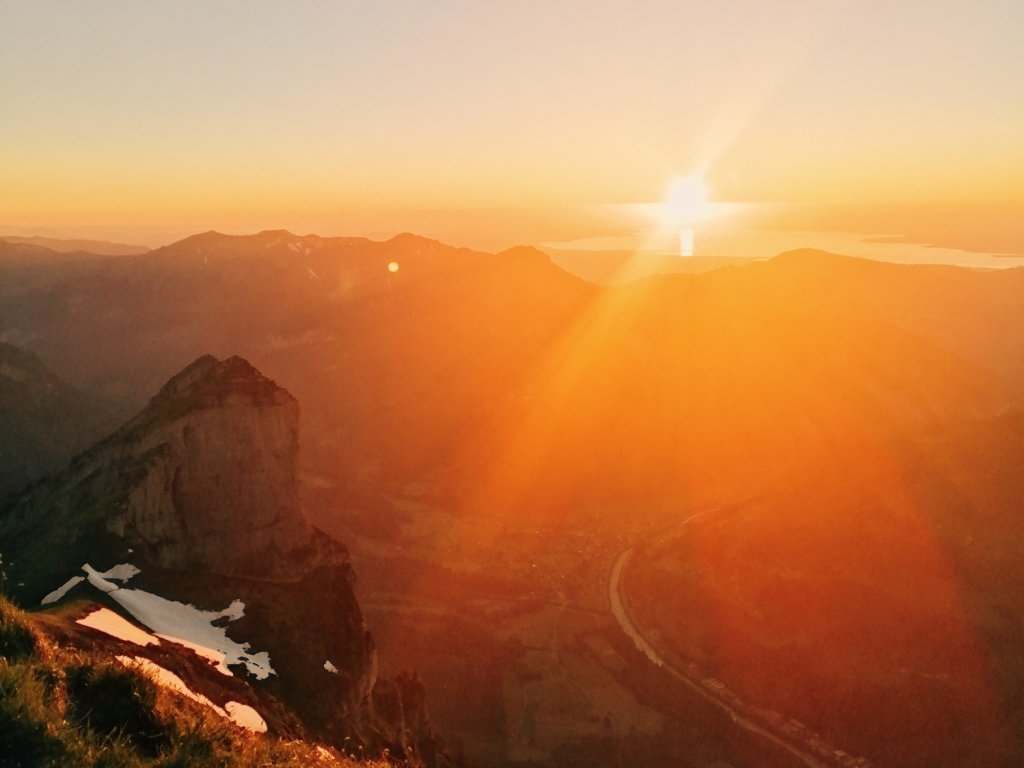 Sonnenuntergang Kanisfluh