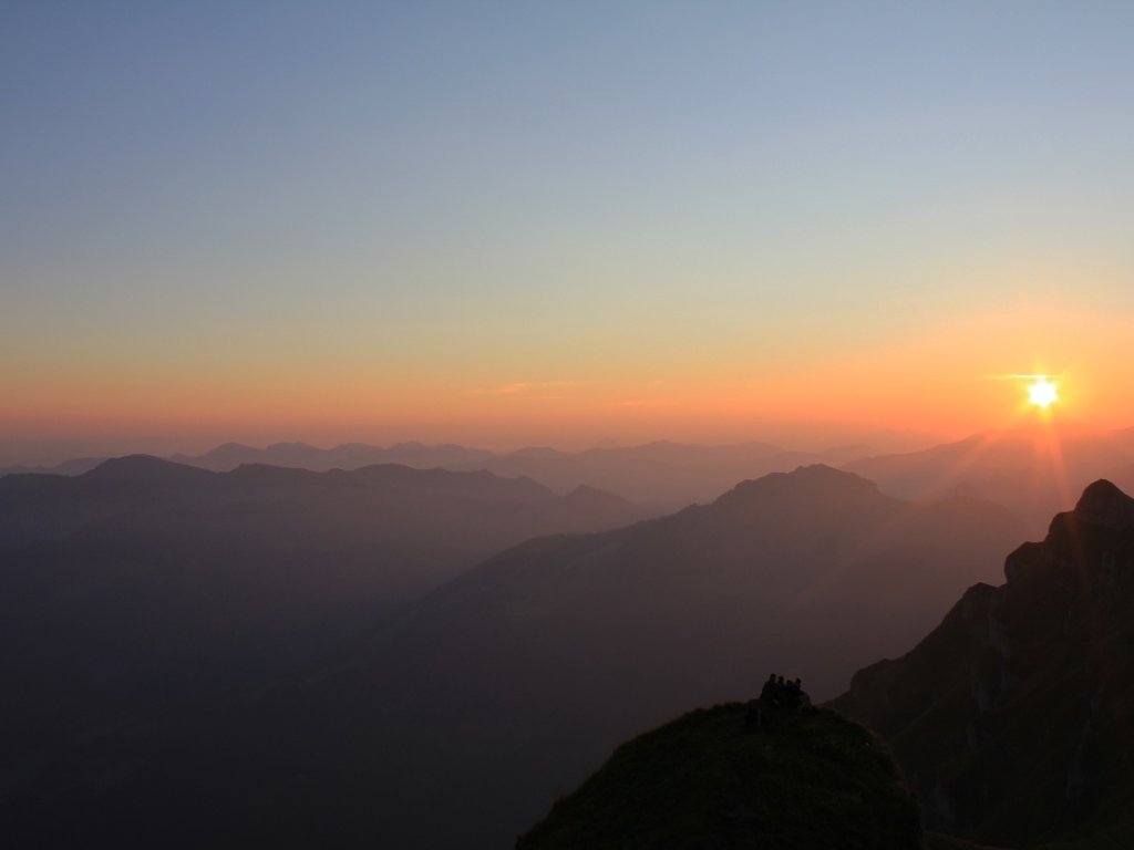 Sonnenaufgang auf der Kanisfluh