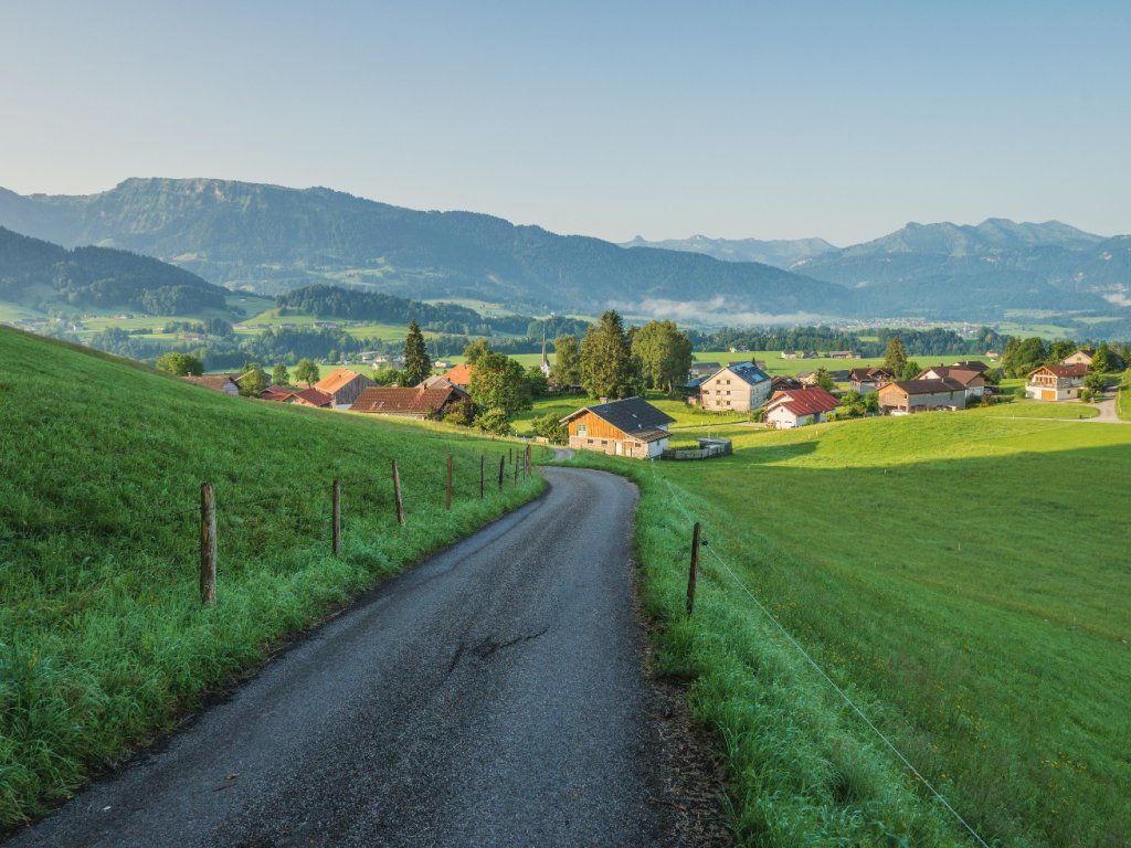 Blick auf Bregenzerwaldgebirge