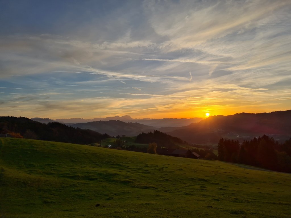 Aussicht Parzelle Hünegg