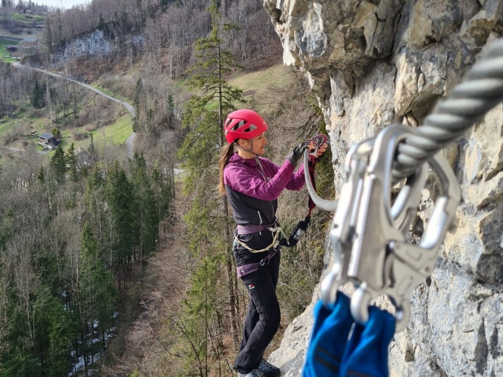 Klettersteig Abendrot in Schnepfau