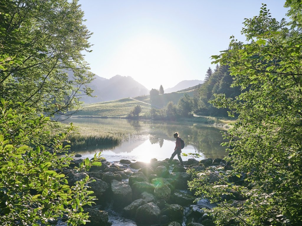 Wandern beim Lecknersee