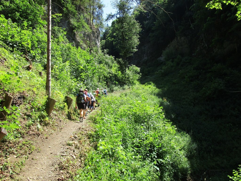 Die Schlucht der Urill ist heute ein Trockental