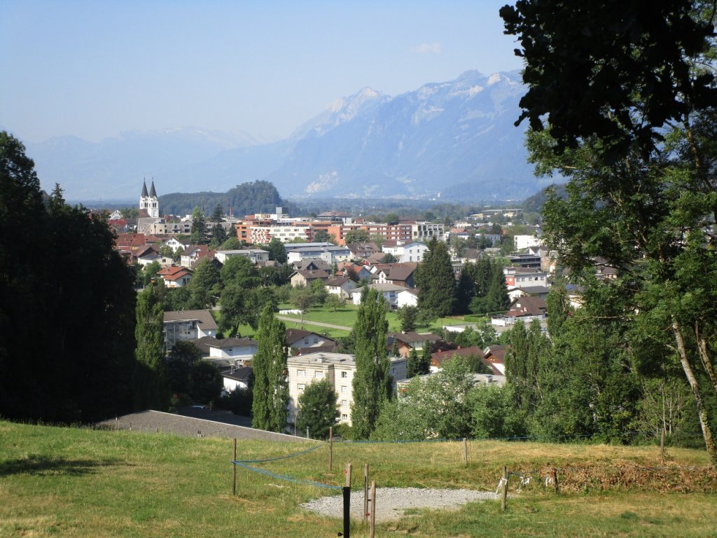 Blick vom Lusbühl auf Götzis