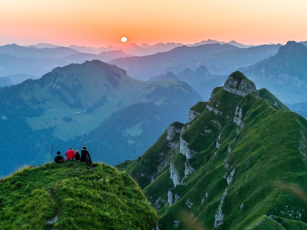 Sonnenaufgang auf der Kanisfluh