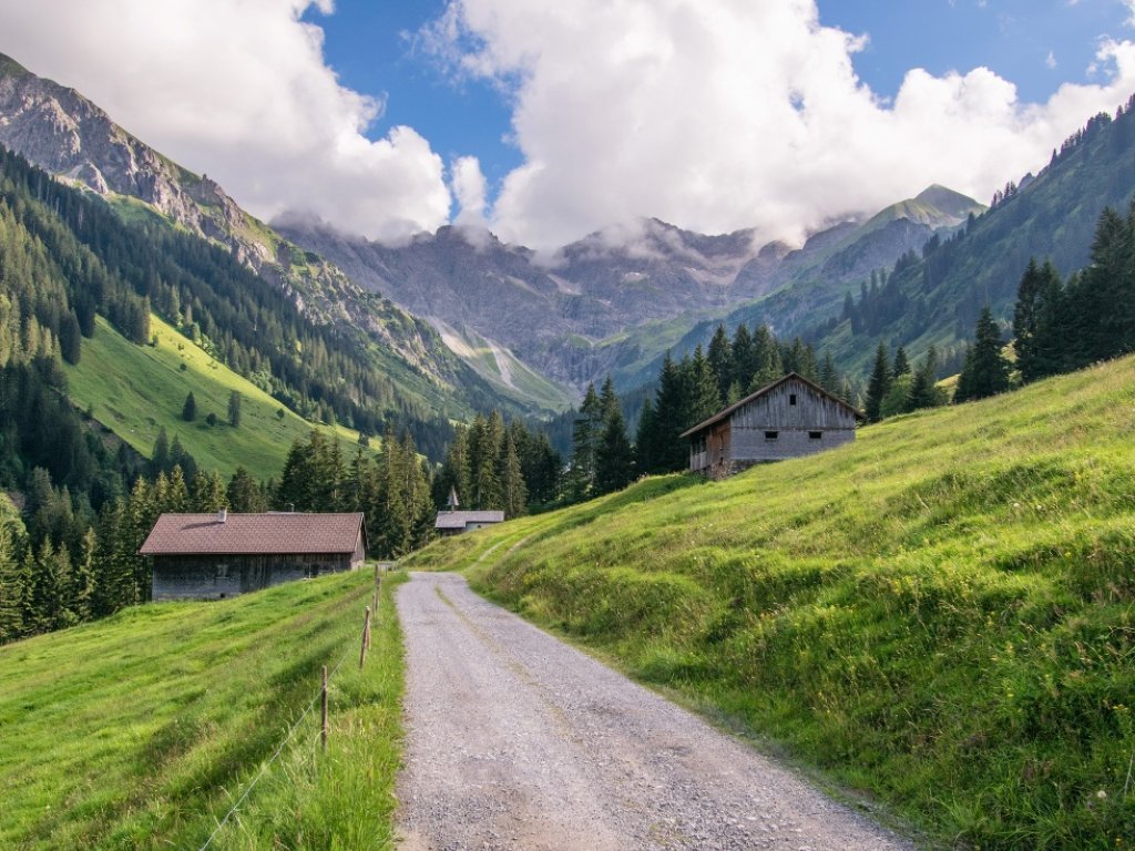 Bodenvorsäß Blick Richtung Zitterklapfen