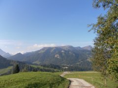 Blick auf die Winterstaude von Sibratsgfäll