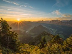 Hangspitze Blick ins Tal