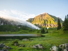 Körbersee mit Juppenspitze